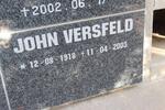 VERSFELD John 1918-2003