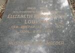 LOURENS Elizabeth Margaretha nee DREYER 1879-1961