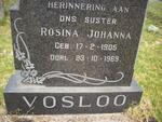 VOSLOO Rosina Johanna 1905-1969