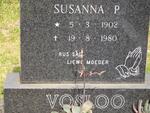 VOSLOO Susanna P. 1902-1980