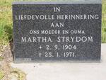STRYDOM Martha 1904-1971