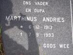 ? Marthinus Andries 1913-1993