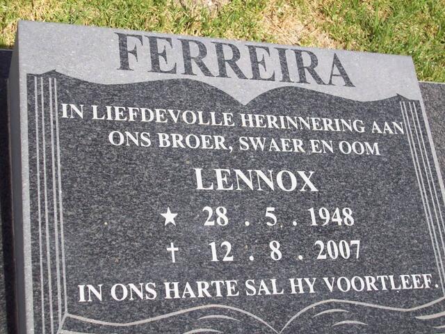 FERREIRA Lennox 1948-2007
