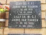 VUUREN G.P.E., Janse van 1921-1998 & A.M.C. 1929-2012