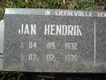 ? Jan Hendrik 1932-1996