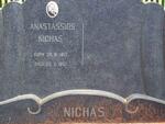 NICHAS Anastassios 1915-1971