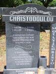 CHRISTODOULOU Christo 1926-2001 & Molly 1934-1995