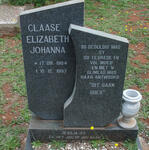 CLAASE Elizabeth Johanna 1904-1993