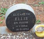 ELLIS Elizabeth 1954-1954