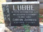 LUBBE Gideon Jacobus 1938-1978