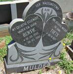 MULDER Bertie 1933-1990 & Toets 1937-