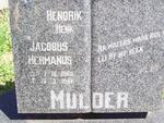 MULDER Hendrik Jacobus Hermanus 1960-1981