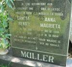 MULLER Ernest Henry 1916-1992 & Anna Magrieta 1914-1994