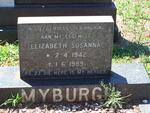 MYBURGH Elizabeth Susanna 1942-1989