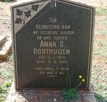 OOSTHUIZEN Anna S. 1929-1950