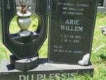 PLESSIS Arie Willem, du 1921-1992
