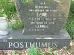 POSTHUMUS Hannes 1935- & Lenie 1934-1992