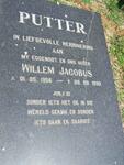 PUTTER Willem Jacobus 1954-1990