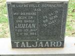 TALJAARD Johan 1947-1994