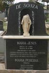 SOUZA Maria Jesus, de 1904-1965 :: Maria Pereira 1928-1971