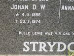 STRYDOM Johan D.W. 1896-1974 & Anna Maria STRYDOM 1905-1992