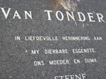 TONDER Stefne, van 1945-2000