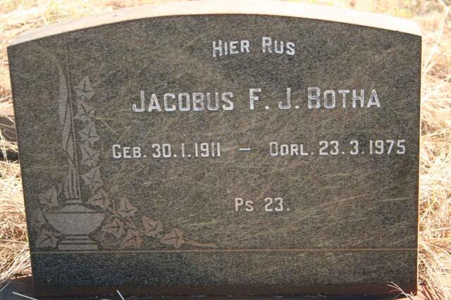 BOTHA Jacobus F.J. 1911-1975