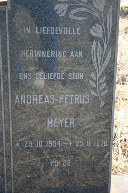 MEYER Andreas Petrus 1954-1978