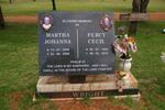 WRIGHT Percy Cecil 1940-2010 & Martha Johanna 1940-2006