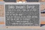 DAFFUE Dawid Johannes 1936-1992