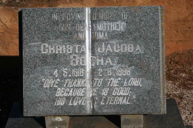 BOTHA Christa Jacoba 1916-1989