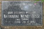 HESSE Katharine Wendy nee SWAN 1949-1997