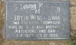 SWAN Edyth Wendy nee FORSYTH THOMPSON 1929-1995