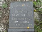 SUTHERLAND Dorothy Alice Maude nee SIMMONS 1896-1989