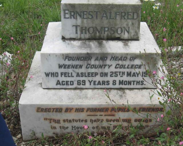 THOMPSON Ernest Alfred -1932
