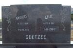 COETZEE Andries E. 1906-1973 & Ellie 1912-1982
