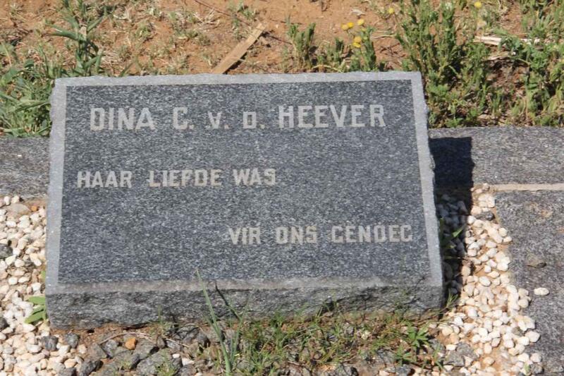 HEEVER Dina C., v.d.