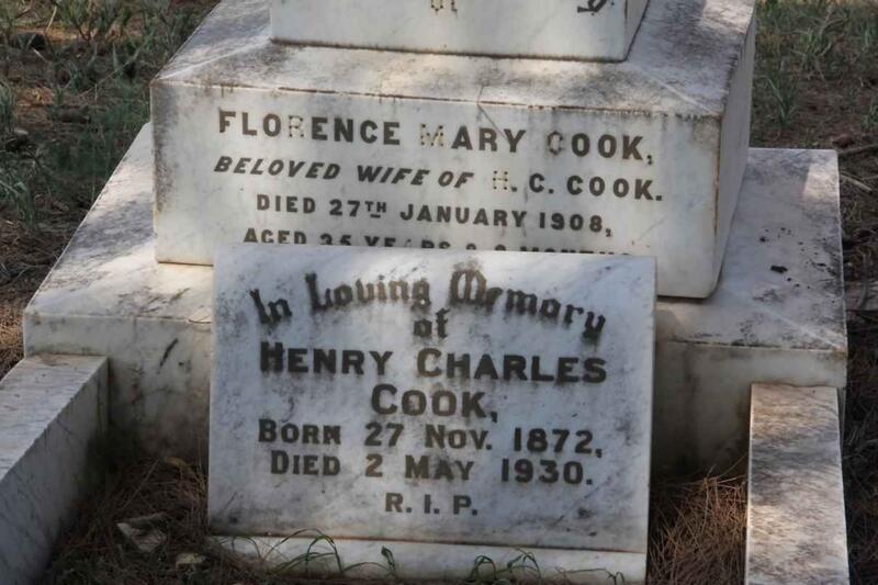 COOK Henry Charles 1872-1930 & Florence Mary -1908