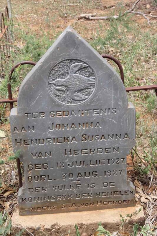 HEERDEN Johanna Hendrika Susanna, van 1927-1927