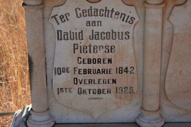 PIETERSE David Jacobus 1842-1925