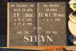 STEYN J.F. 1936-1995 & J.C.M.C. 1938-