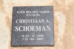 SCHOEMAN Christiaan A. 1943-2007