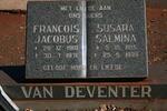 DEVENTER Francois Jacobus, van 1910-1971 & Susara Salmina 1915-1988