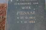 PIENAAR Moek 1922-1984