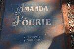 FOURIE Amanda 1963-2008