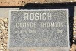 ROSICH George Thomson 1906-1981 & Anna Petronella 1922-1999