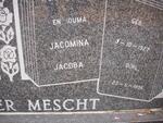 MESCHT Marthinus Johannes, van der 1922-1995 & Jacomina Jacoba 1927-1996