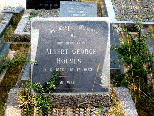HOLMES Albert George 1876-1963