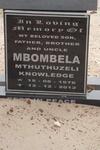 MBOMBELA Mthuthuzeli Knowledge 1976-2012