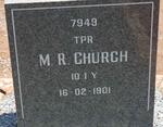 CHURCH M.R. -1901